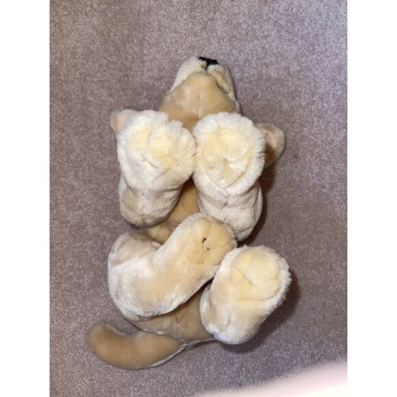 Yellow Lab Labrador Puppy Dog Golden Retriever Stuffed Plush 16" -Kids Preferred - Picture 4 of 7